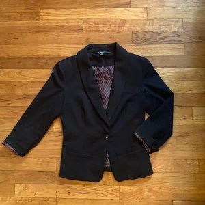 Mossimo Black Cotton Blazer